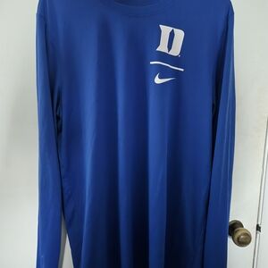 Nike Blue Long Sleeve Athletic Tee